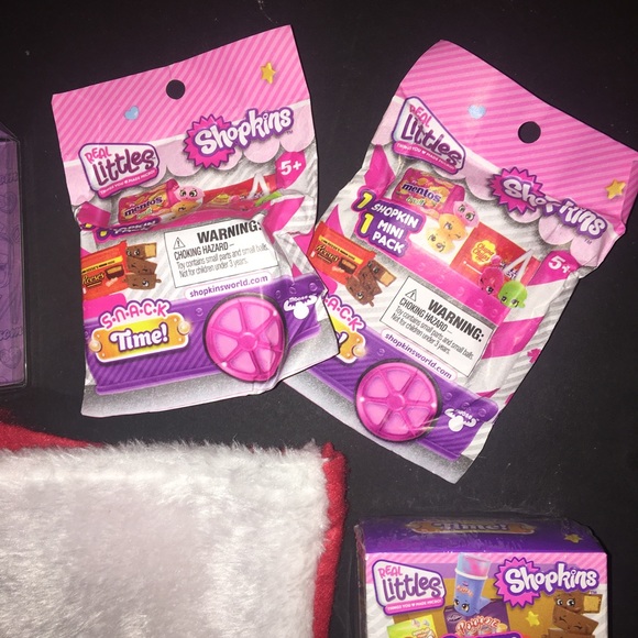 Shopkins Real Littles Christmas Lot Snack Time, Backpack, Micro mart, Mini Packs - Picture 5 of 9